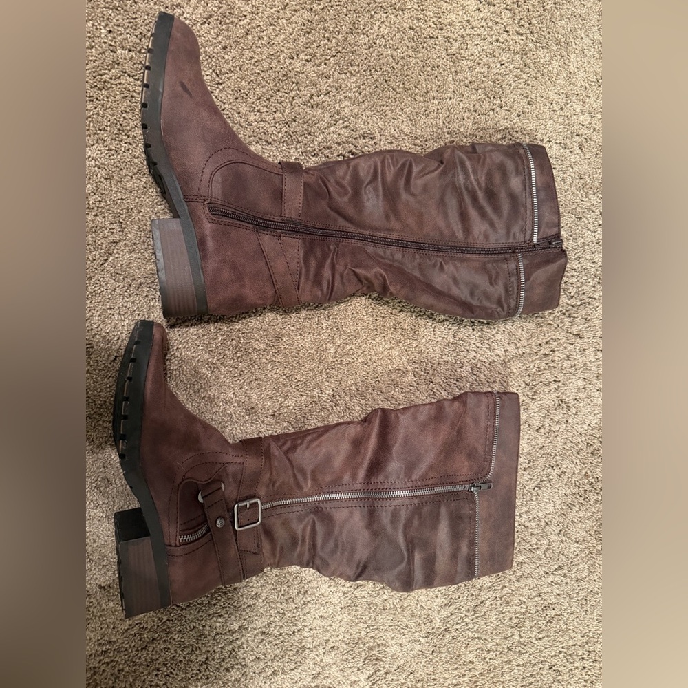 SO Brown Heeled Boots